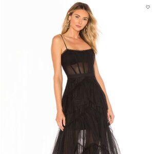 BCBGMaxAzria Corset Tulle Gown - Size 14